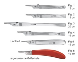 Griff für Skalpellklingen